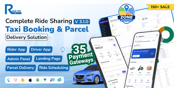 Ride Booking System — Ride Sharing / Taxi source code preview
